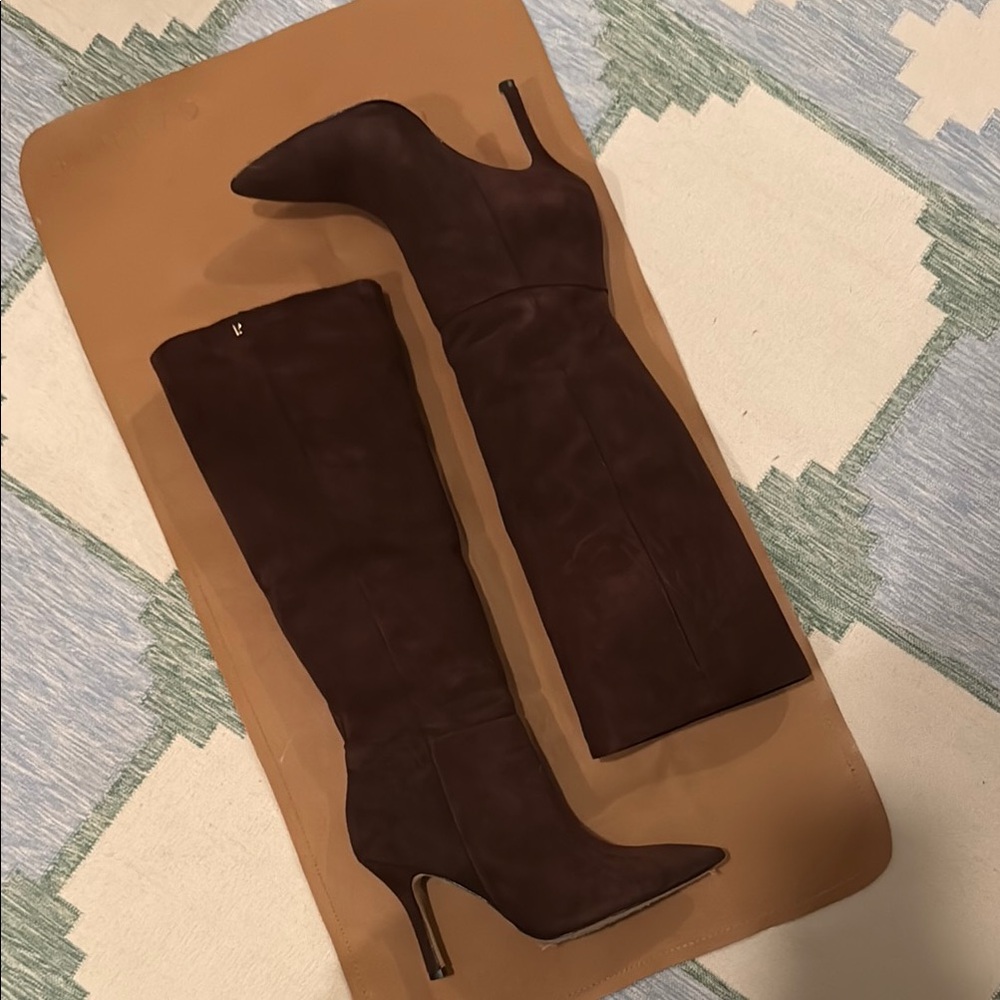 Larroude Brown Heeled Boots